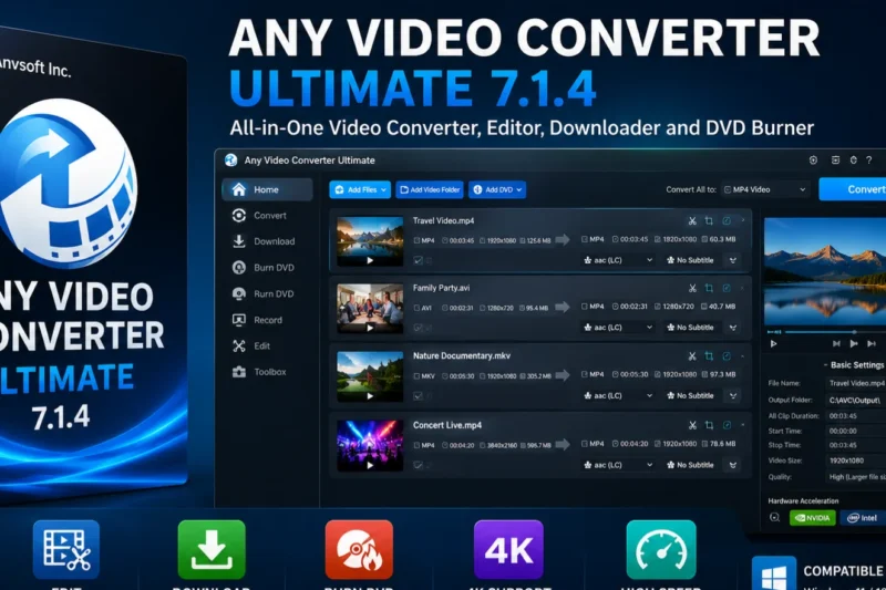 Any Video Converter Ultimate 7.1.4 Full Version