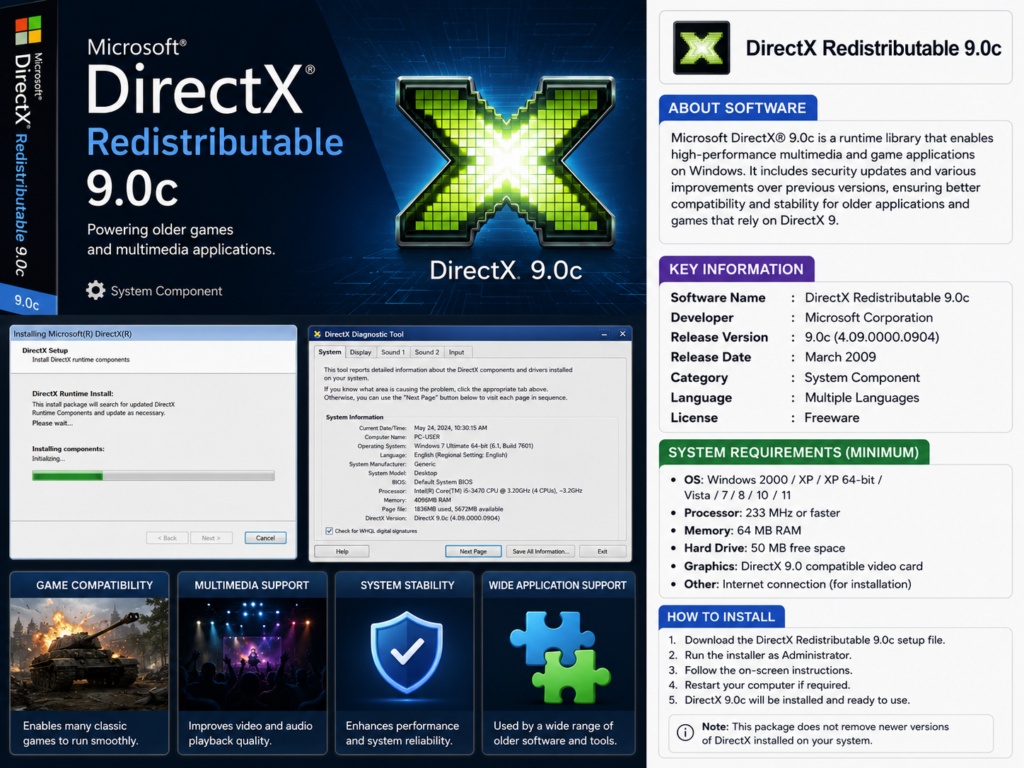 DirectX Redistributable 9.0c