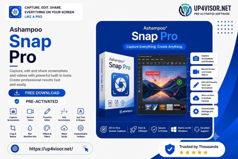 Ashampoo Snap Pro 26.0.3 Pre-Activated