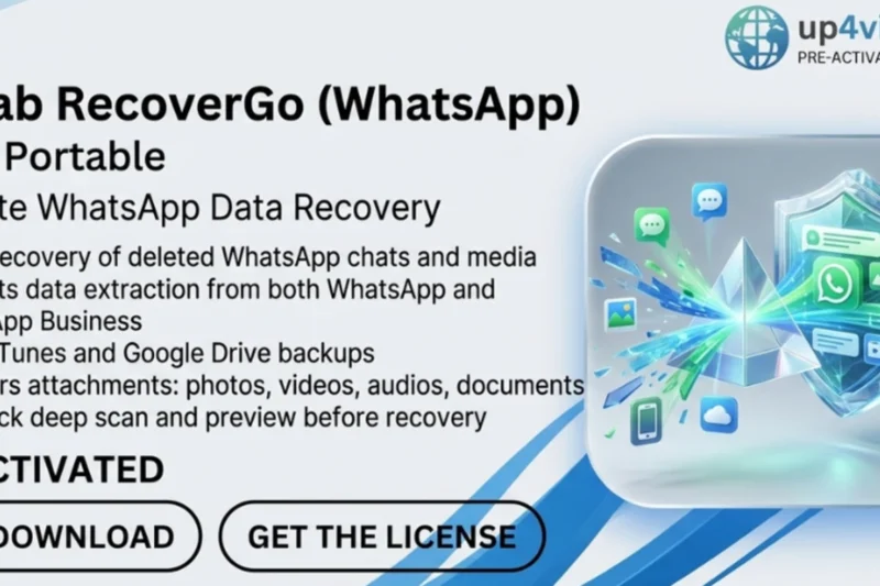 Download IToolab RecoverGo (WhatsApp) 5.1.1 | Pre-Activated