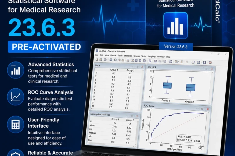 MedCalc 23.6.3 Pre-Activated