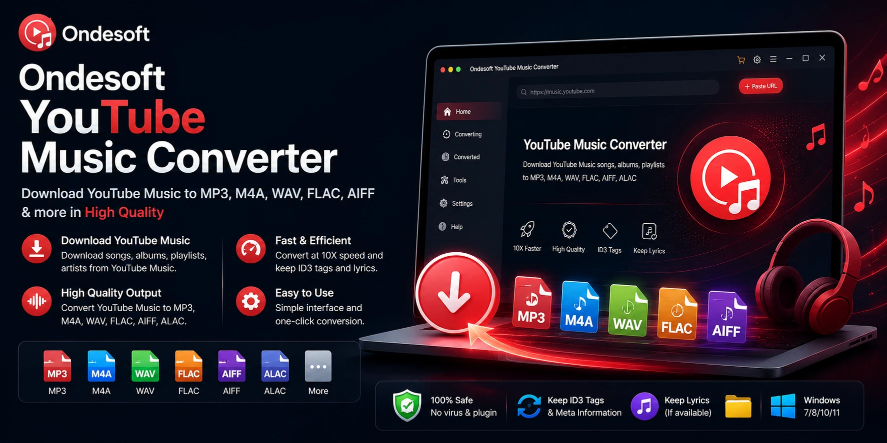 Ondesoft YouTube Music Converter