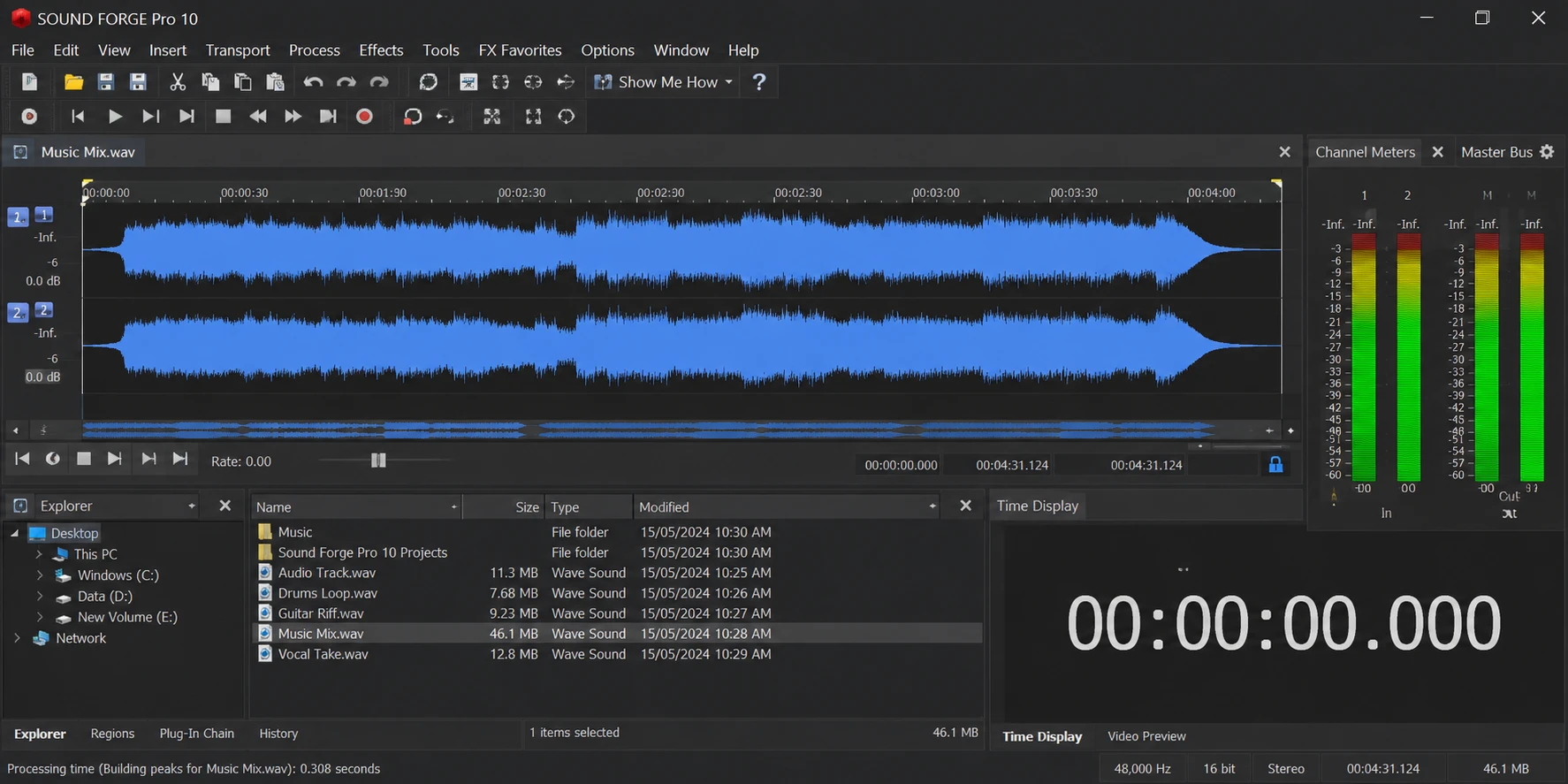 MAGIX SOUND FORGE Pro