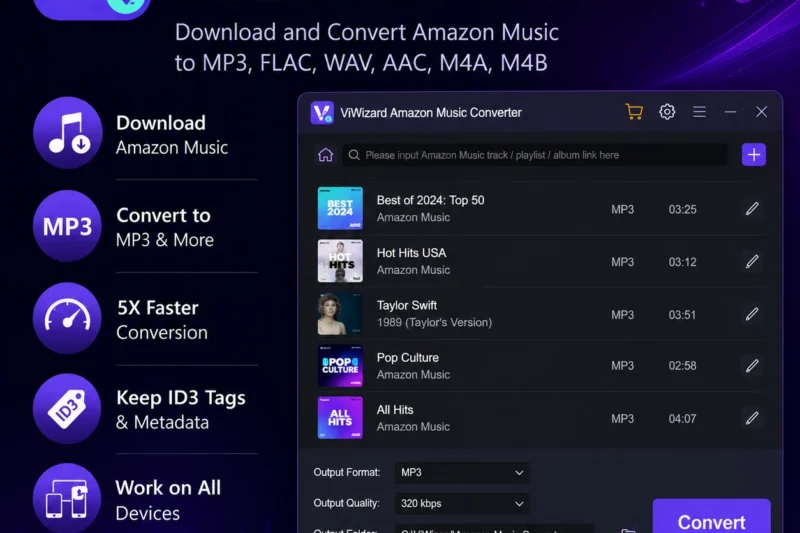 ViWizard Amazon Music Converter 1.4.0.130 Full Version