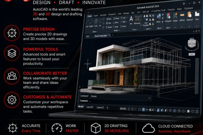 Autodesk AutoCAD LT 2024.1.3 Pre-Activated