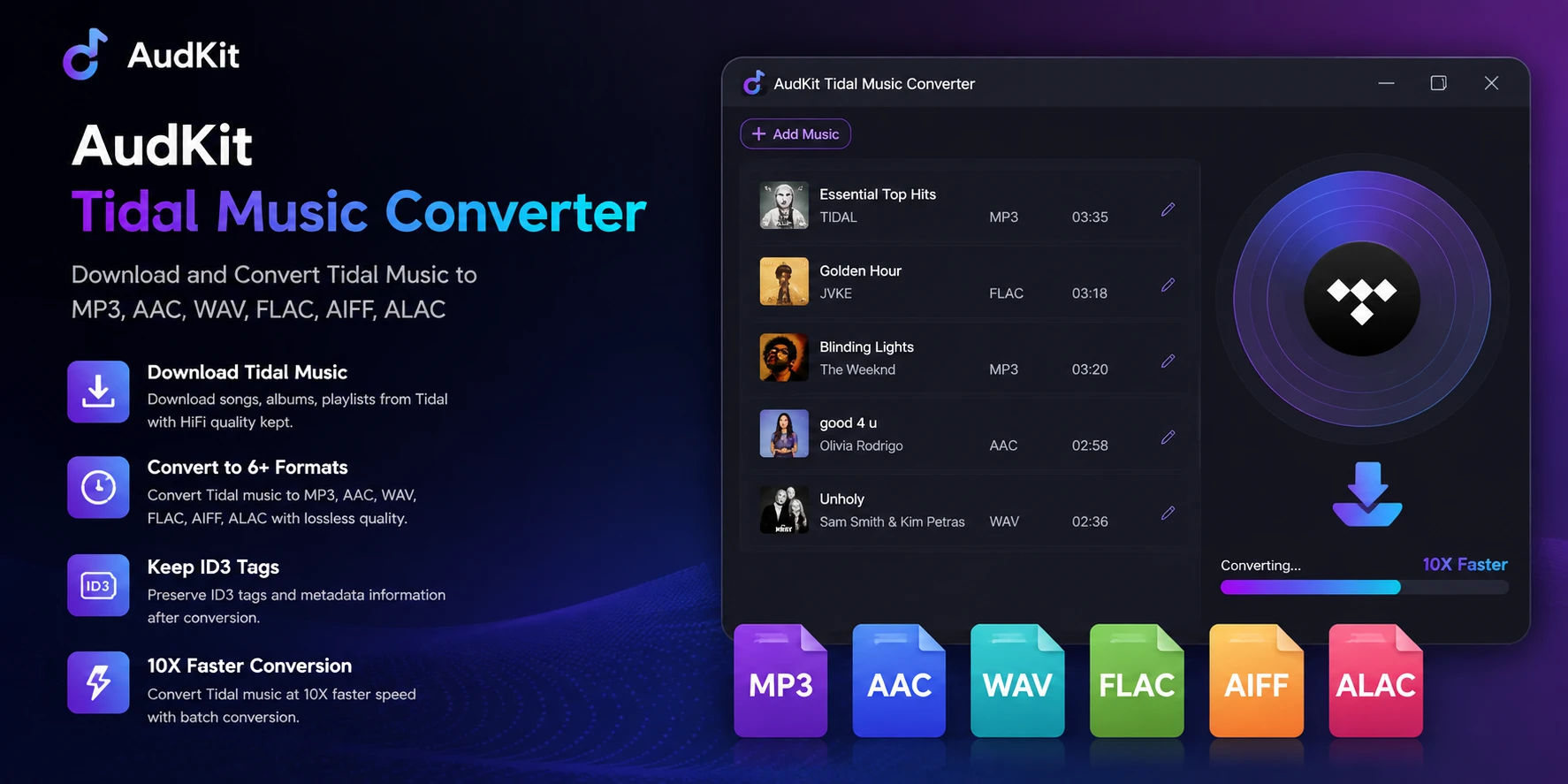AudKit Tidal Music Converter