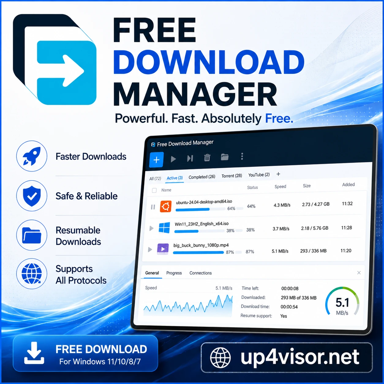 Free Download Manager (FDM)