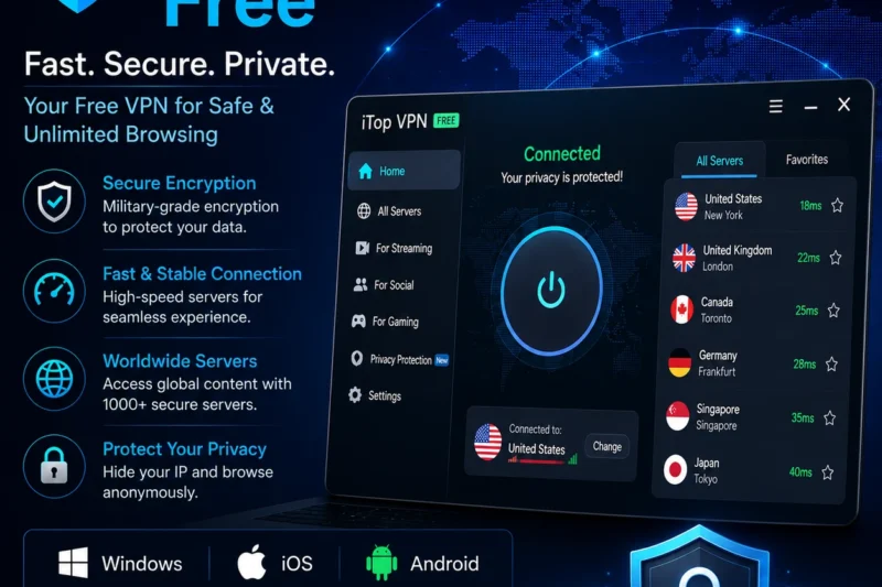 ITop VPN Free 5.4.0.5166 Full Version