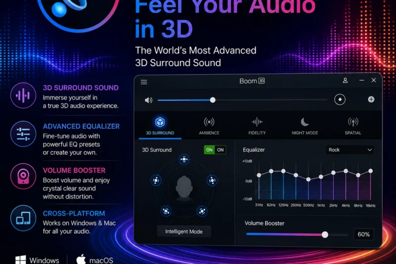 Boom3D 1.6.0 Pre-Activated