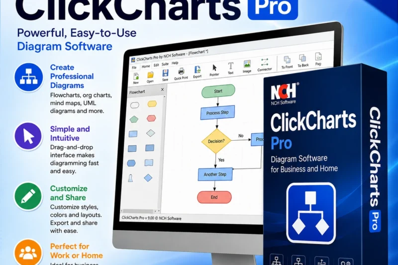 NCH ClickCharts Pro 9.18 Full Version