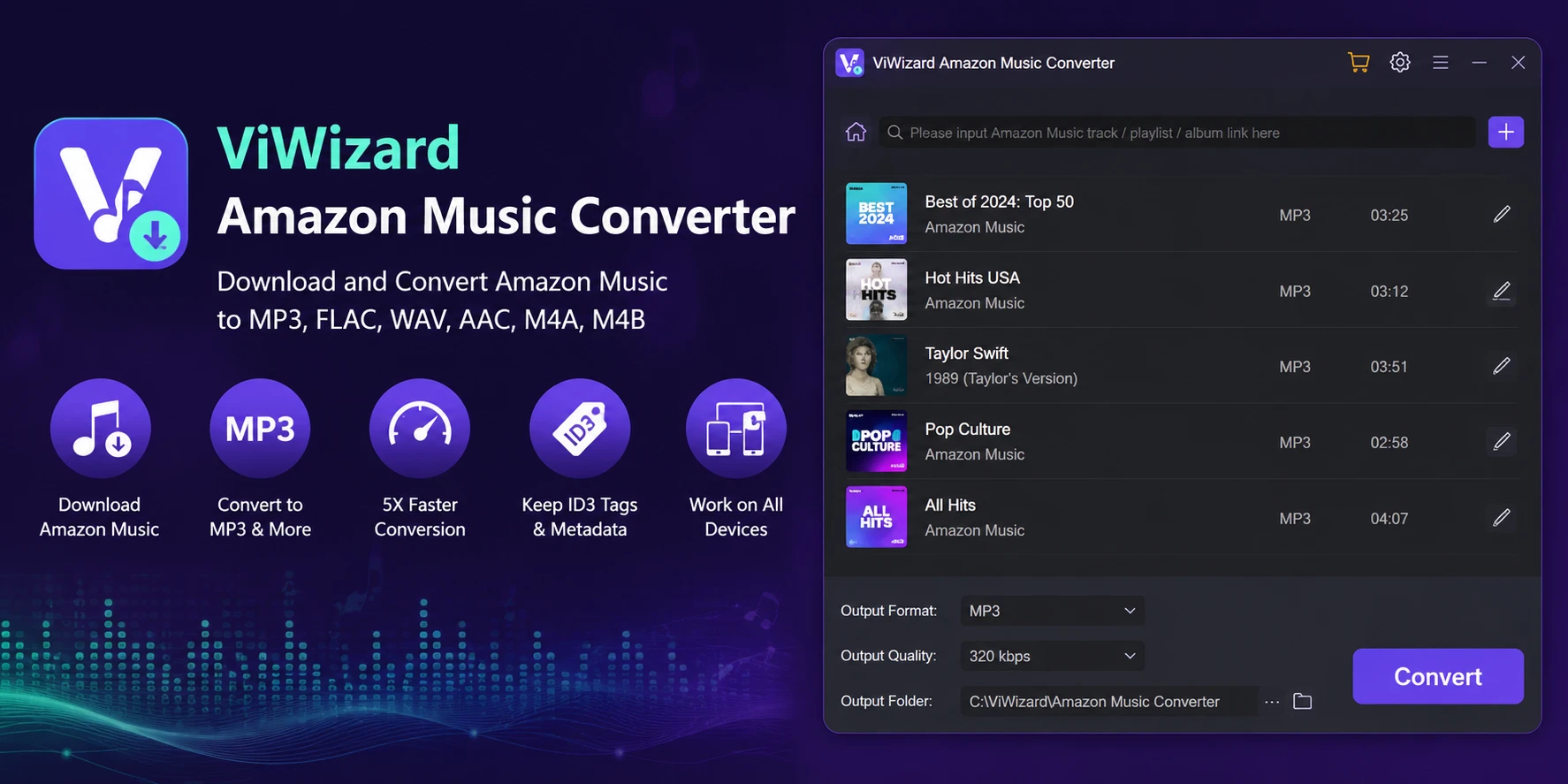 ViWizard Amazon Music Converter