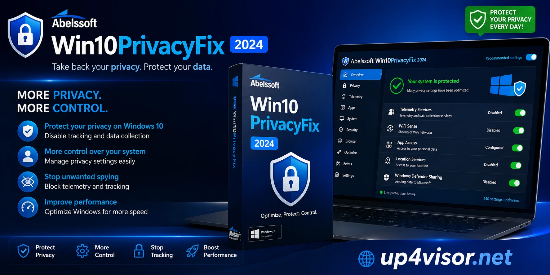 Abelssoft Win10PrivacyFix