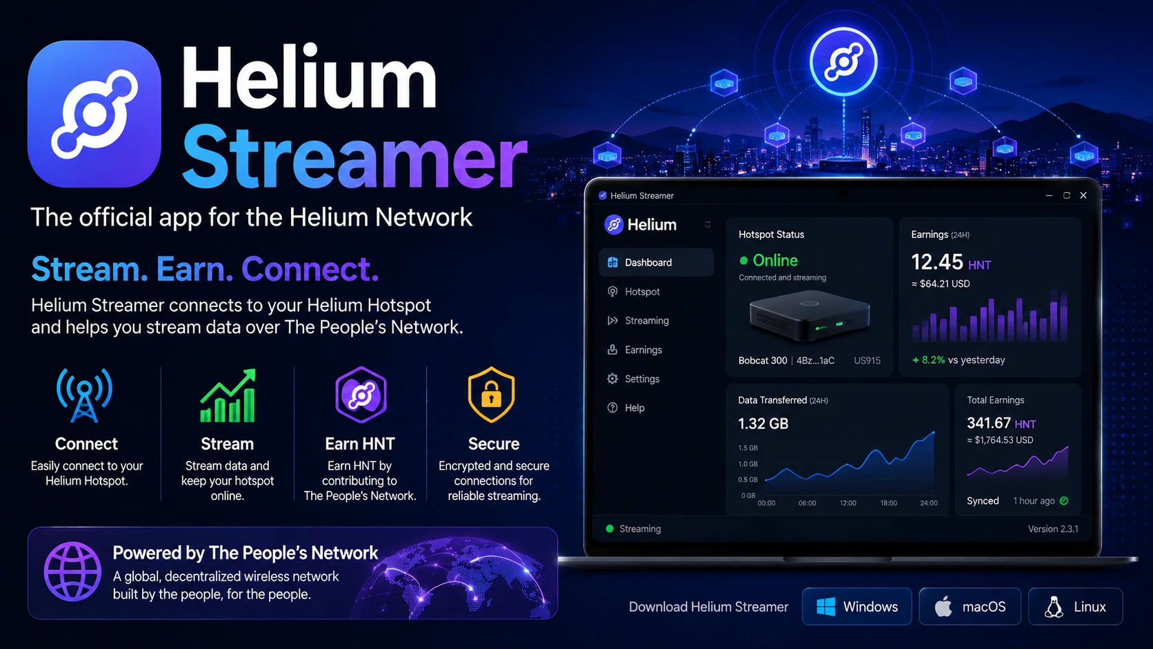 Helium Streamer